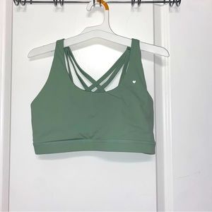 Leilani sports bra in honeydew from Love Fitness Apparel